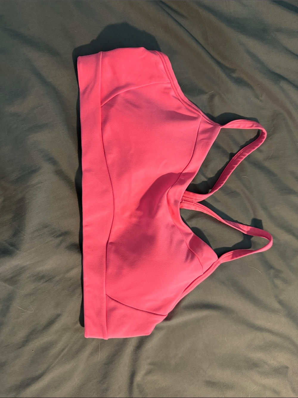 Pink athleta sports bra size large